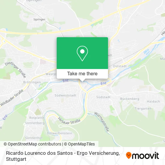 Карта Ricardo Lourenco dos Santos - Ergo Versicherung