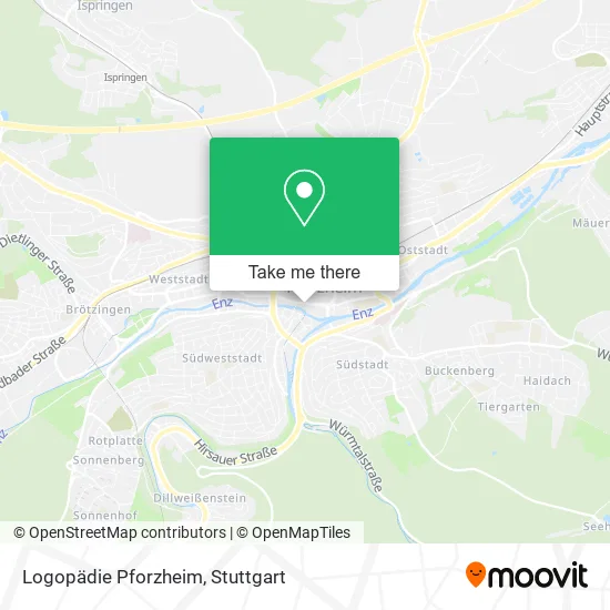 Карта Logopädie Pforzheim