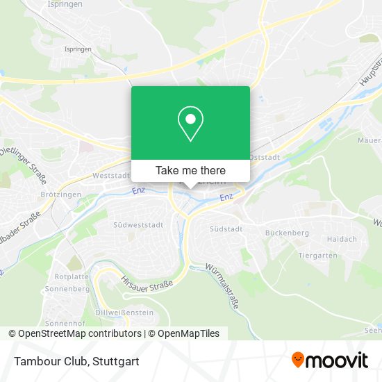 Tambour Club map