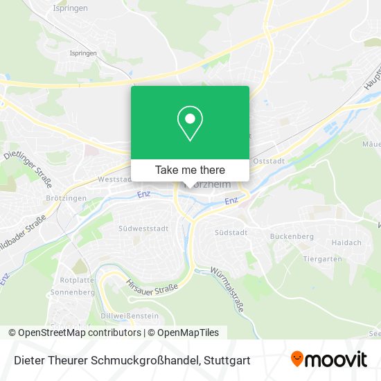 Dieter Theurer Schmuckgroßhandel map