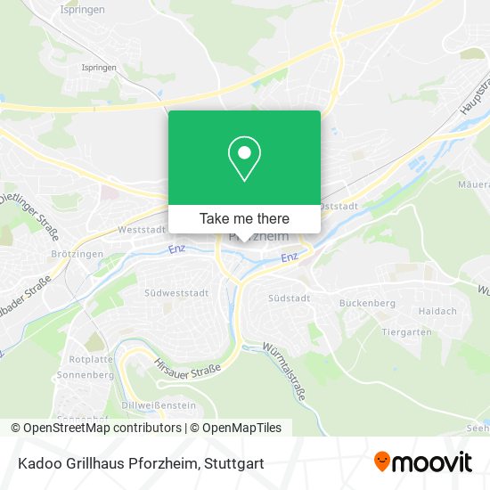 Kadoo Grillhaus Pforzheim map