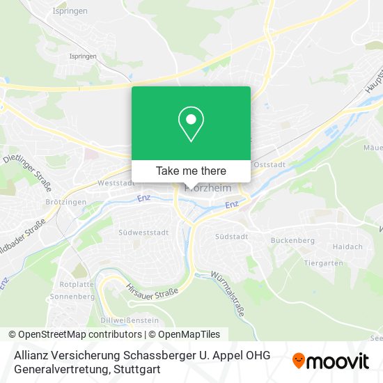 Карта Allianz Versicherung Schassberger U. Appel OHG Generalvertretung