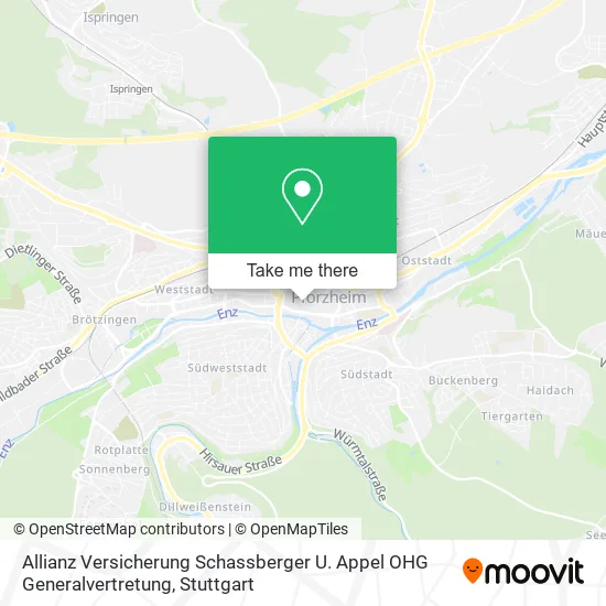 Карта Allianz Versicherung Schassberger U. Appel OHG Generalvertretung