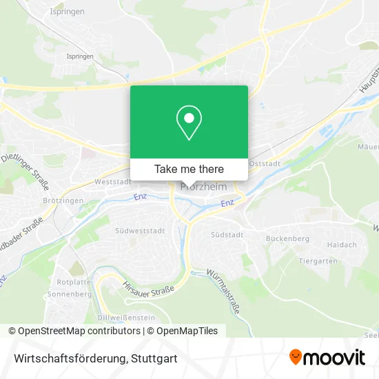 Карта Wirtschaftsförderung