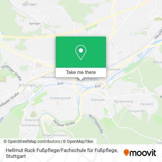 Карта Hellmut Ruck Fußpflege / Fachschule für Fußpflege
