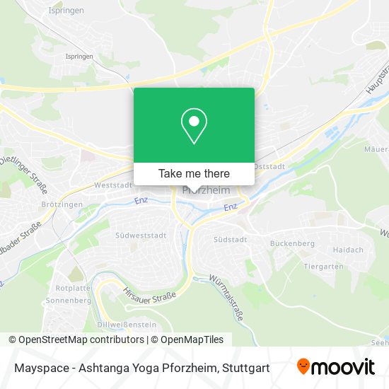 Mayspace - Ashtanga Yoga Pforzheim map