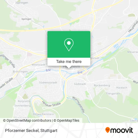 Карта Pforzemer Seckel
