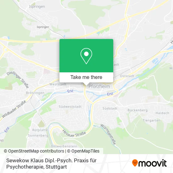 Карта Sewekow Klaus Dipl.-Psych. Praxis für Psychotherapie