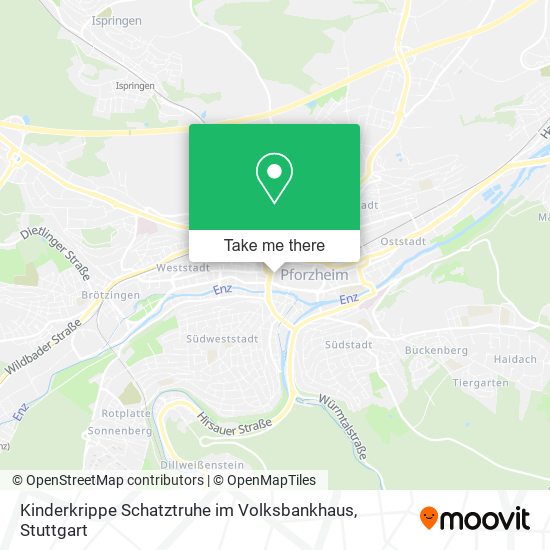 Kinderkrippe Schatztruhe im Volksbankhaus map