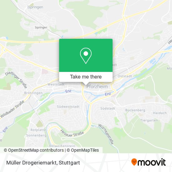 Müller Drogeriemarkt map