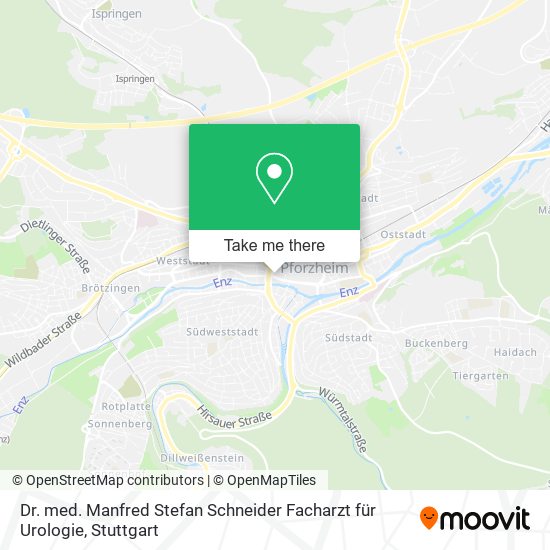 Dr. med. Manfred Stefan Schneider Facharzt für Urologie map