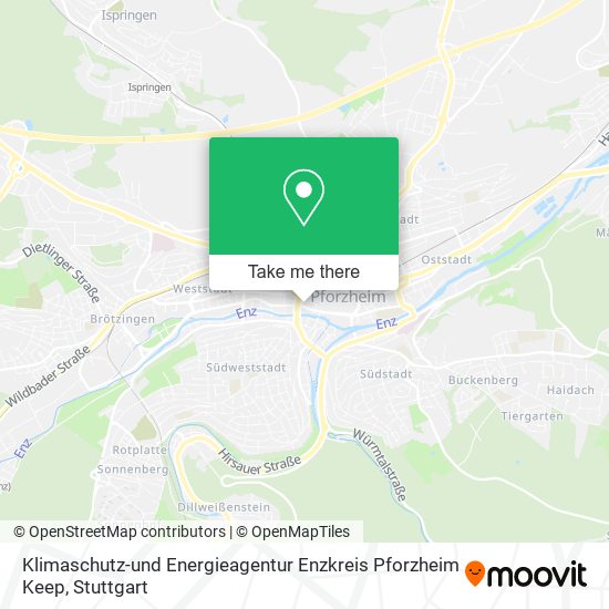 Карта Klimaschutz-und Energieagentur Enzkreis Pforzheim Keep