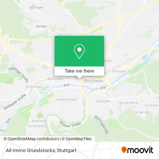 Карта All-Immo Grundstücks