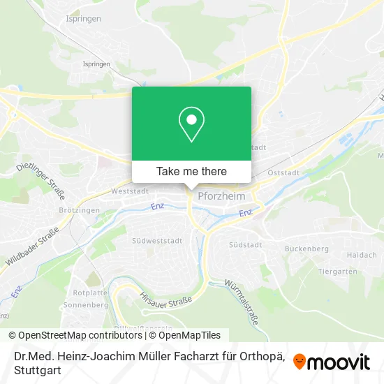 Карта Dr.Med. Heinz-Joachim Müller Facharzt für Orthopä