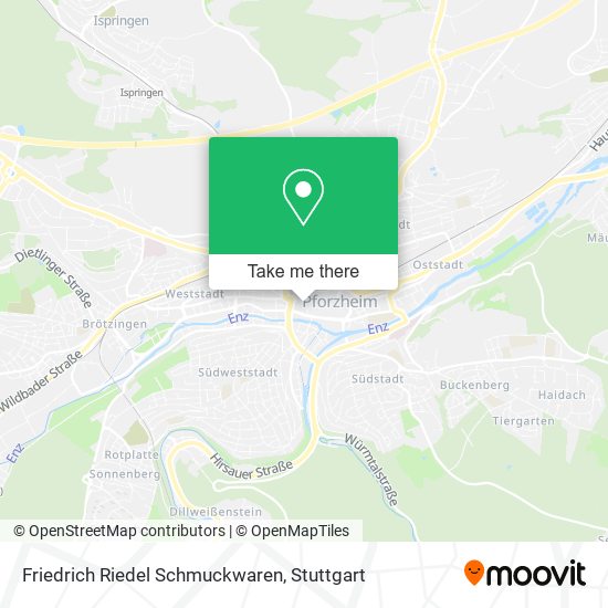 Friedrich Riedel Schmuckwaren map