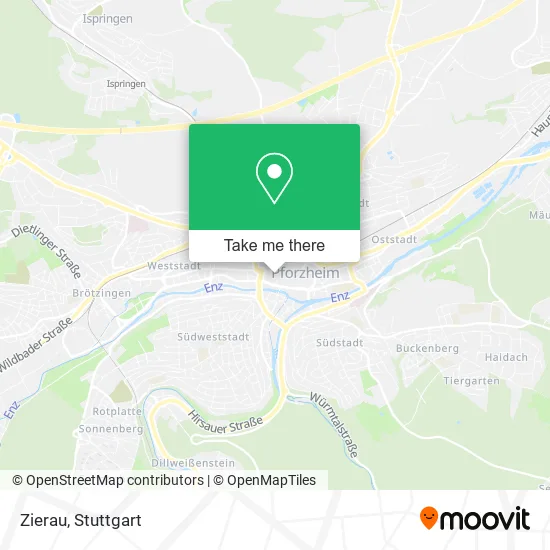 Карта Zierau