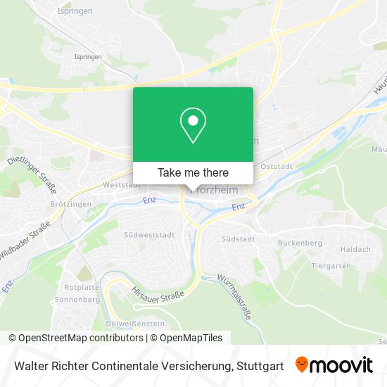 Карта Walter Richter Continentale Versicherung
