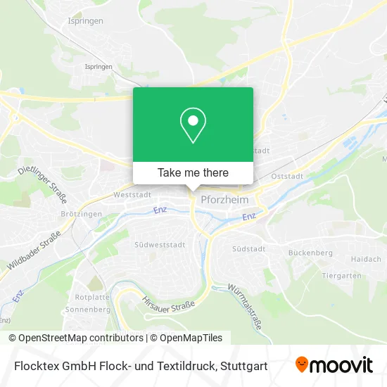 Карта Flocktex GmbH Flock- und Textildruck
