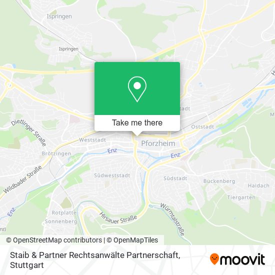 Staib & Partner Rechtsanwälte Partnerschaft map