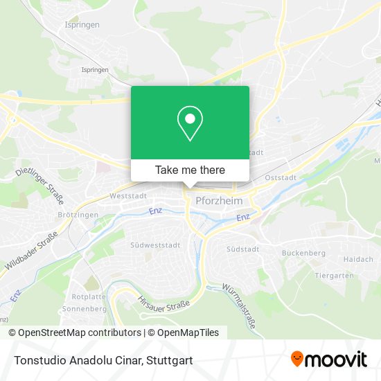 Tonstudio Anadolu Cinar map