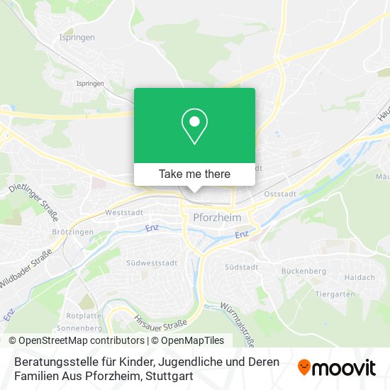 Beratungsstelle für Kinder, Jugendliche und Deren Familien Aus Pforzheim map