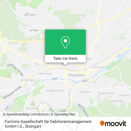 Factoris Gesellschaft für Debitorenmanagement GmbH I.G. map