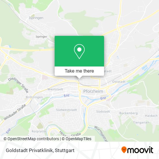 Goldstadt Privatklinik map