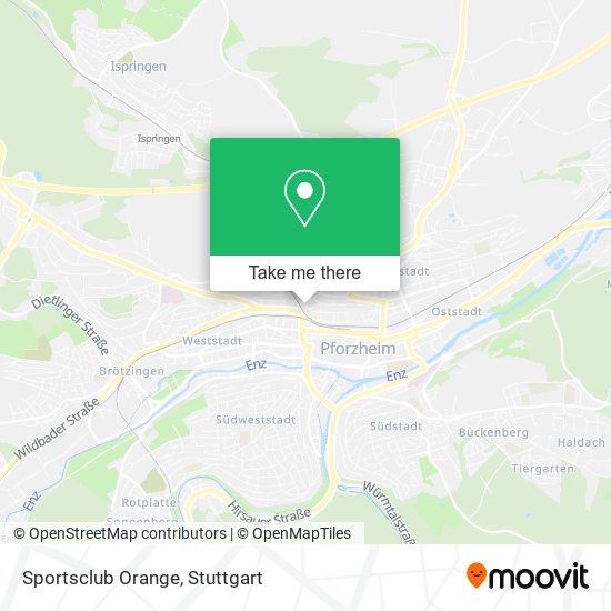 Sportsclub Orange map