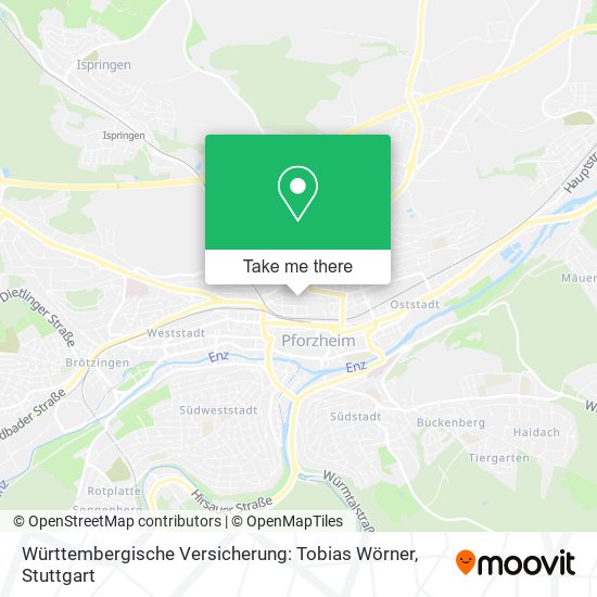 Карта Württembergische Versicherung: Tobias Wörner