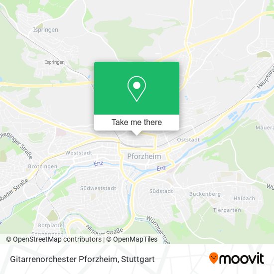 Gitarrenorchester Pforzheim map