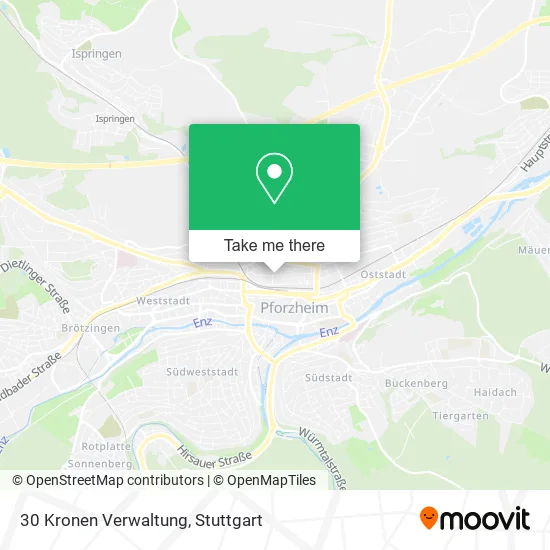 Карта 30 Kronen Verwaltung