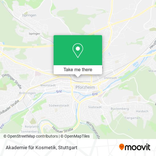 Akademie für Kosmetik map