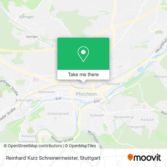 Reinhard Kurz Schreinermeister map