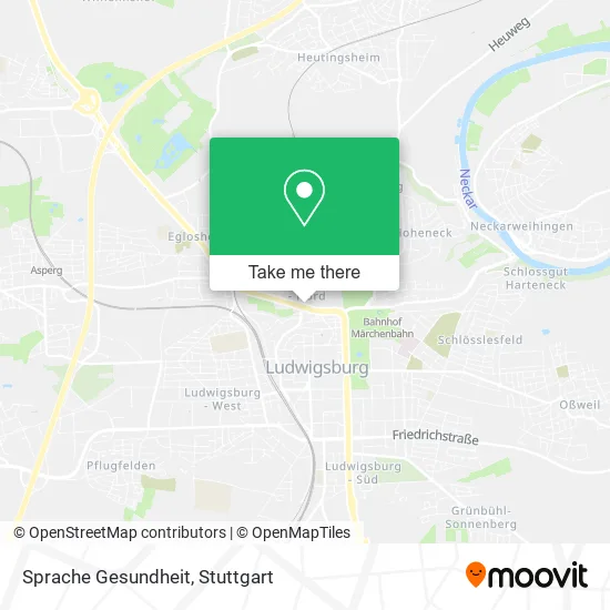 Карта Sprache Gesundheit