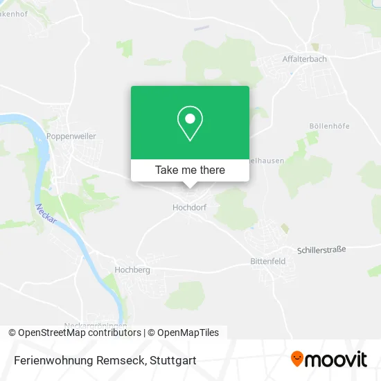 Карта Ferienwohnung Remseck