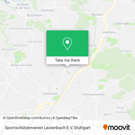 Sportschützenverein Leutenbach E V map