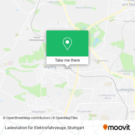 Ladestation für Elektrofahrzeuge map