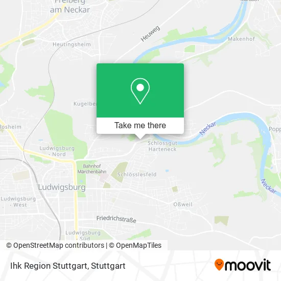 Карта Ihk Region Stuttgart