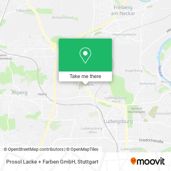 Карта Prosol Lacke + Farben GmbH