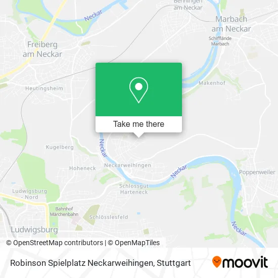 Карта Robinson Spielplatz Neckarweihingen