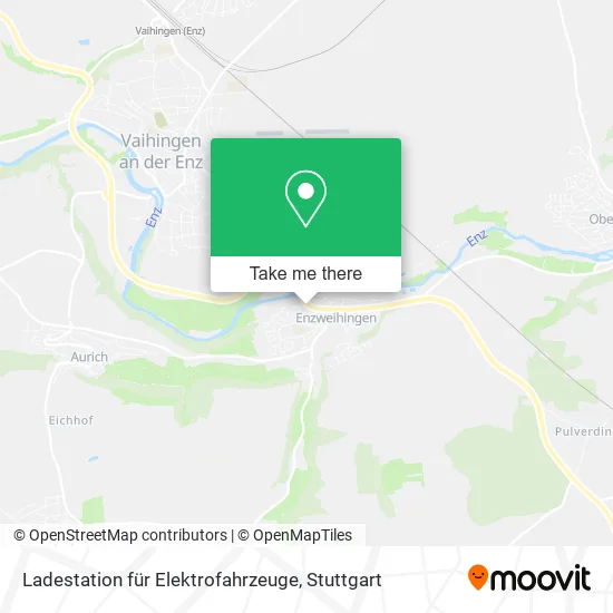 Карта Ladestation für Elektrofahrzeuge