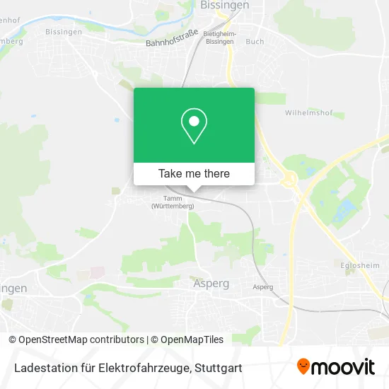 Карта Ladestation für Elektrofahrzeuge