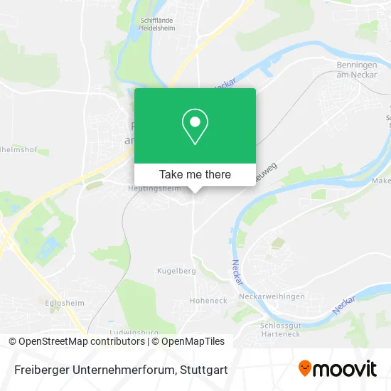 Карта Freiberger Unternehmerforum