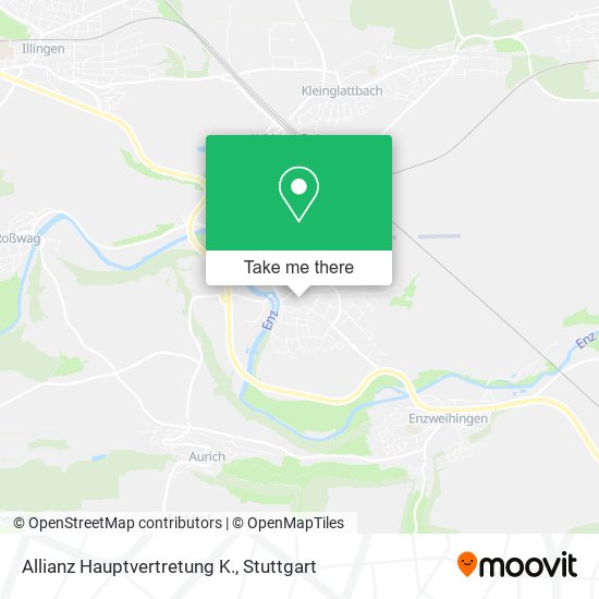 Allianz Hauptvertretung K. map