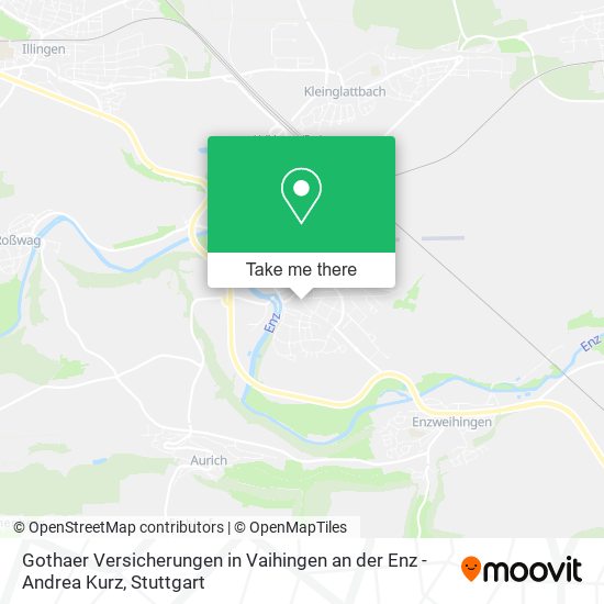 Gothaer Versicherungen in Vaihingen an der Enz - Andrea Kurz map