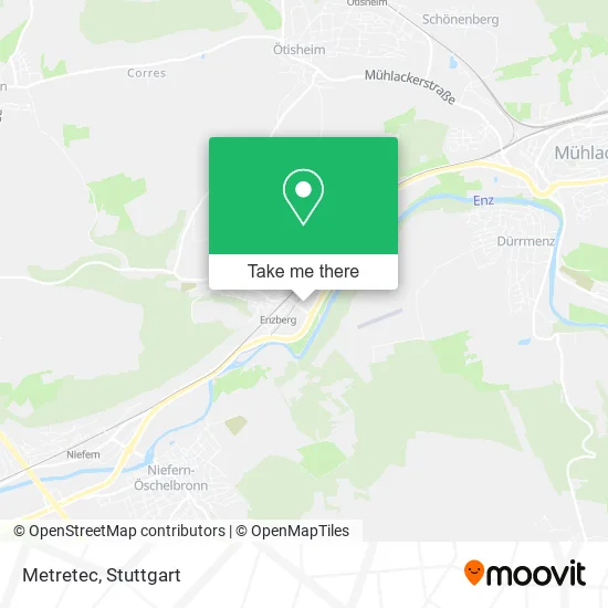 Карта Metretec