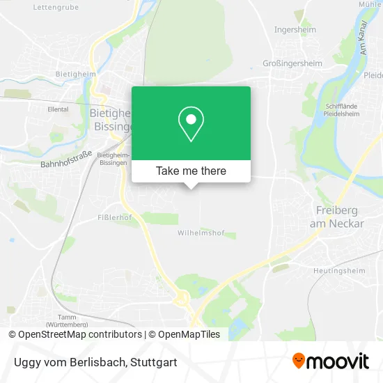 Карта Uggy vom Berlisbach