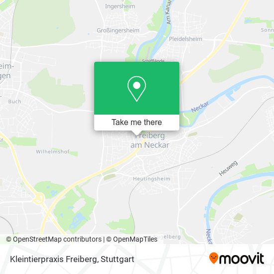 Kleintierpraxis Freiberg map