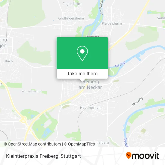 Карта Kleintierpraxis Freiberg