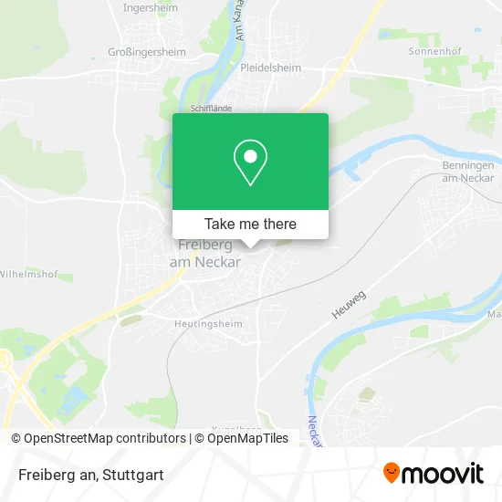Карта Freiberg an